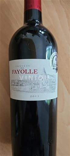 Bordeaux Château Fayolle 2015