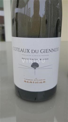 Údolí Loiry Coteaux du Giennois Clément et Florian Berthier 2022