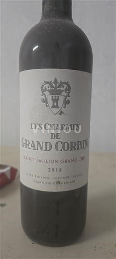 Bordeaux Saint-Émilion Grand Cru Grand Corbin Les Charmes de Grand Corbin 2018