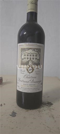 Bordeaux Haut-Médoc Cru Bourgeois Château Bertrand Braneyre 2001