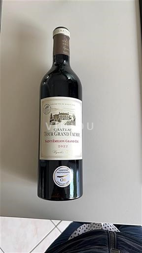 Bordéus Saint-Émilion Grand Cru Grand Cru Tour Grand Faurie 2022