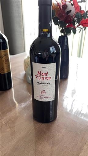 Sydvestfrankrig Madiran Vignobles Marie Maria Montus 2016