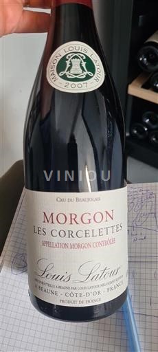 Beaujolais Morgon Louis Latour Les Corceletttes 2007