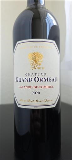 Bordeaux Lalande-de-pomerol Château Grand Ormeau 2020