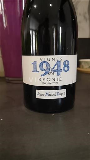 Beaujolais Régnié Jean-Michel Dupré Vignes de 1948 2021