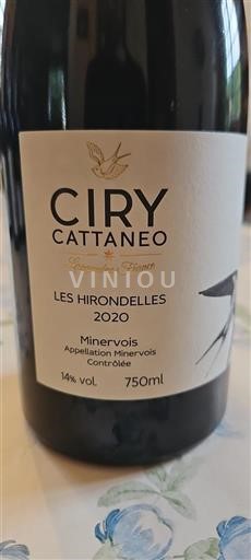 Languedoc Minervois Ciry Cattaneo Les Hirondelles 2020