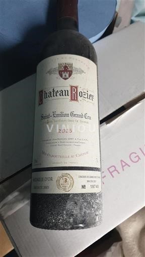 Bordeaux Saint-Émilion Grand Cru Grand Cru Château Rozier 2005
