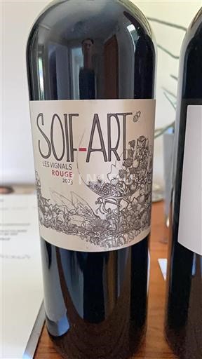 Vin Rouge sec Les Vignals 2023 France Languedoc AOC