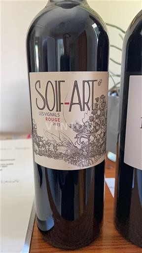 Vin Rouge sec Soif-Art Les Vignals 2023 France Languedoc AOC