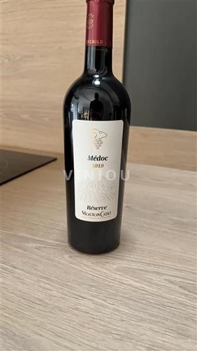 Bordeaux Médoc Mouton Cadet Réserve 2019