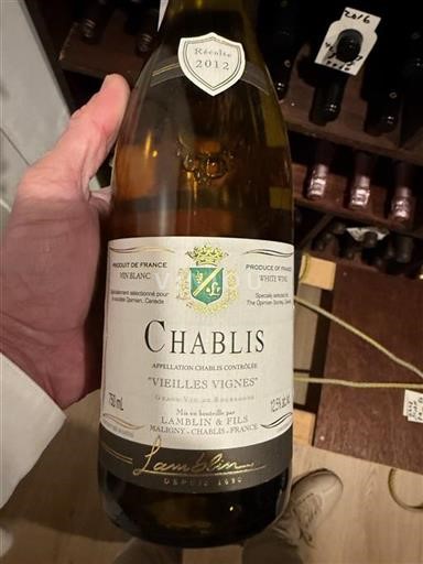 Bourgogne Chablis Lamblin & Fils Vieilles Vignes 2012
