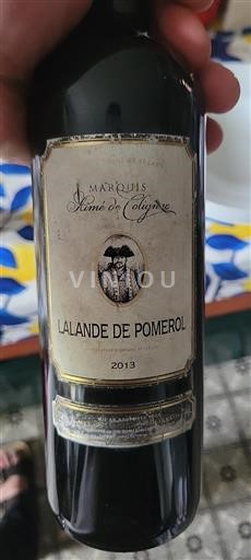 Bordeaux Lalande-de-Pomerol Marquis de Ségur 2013