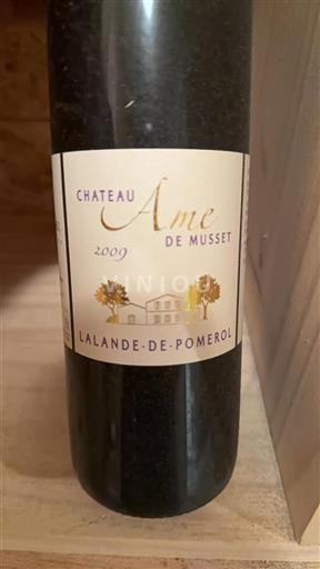 Bordeaux Lalande-de-Pomerol Château Ame de Musset 2009