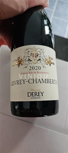 Bourgogne Gevrey-chambertin Domaine Derey Frères 2020