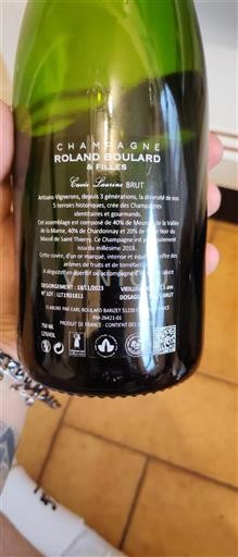 Champaña Champán Roland Boulard & Filles Laurine Brut 2018