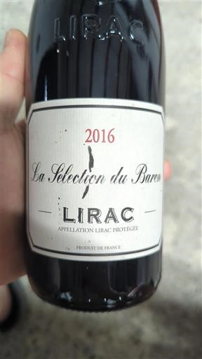 Rhônevallei Lirac La Sélection du Baron 2016