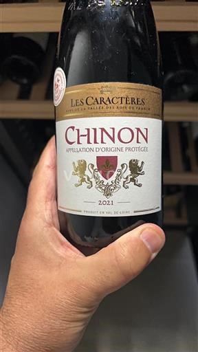Údolí Loiry Chinon Les Caractères 2021
