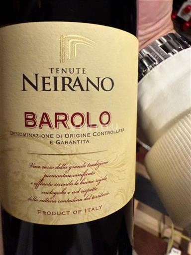 Piemont Barolo Tenute Neirano 2018