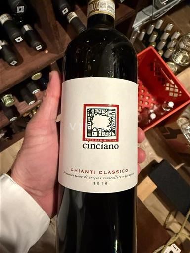 Toscane Chianti Classico Cinciano 2018