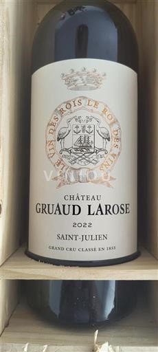 Vin Rouge sec Château Gruaud Larose 2022 France Bordeaux Saint-Julien