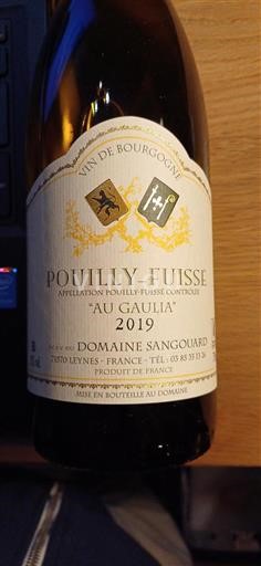 Bourgogne Pouilly-fuissé Domaine Sangouard Au Gaulia 2019