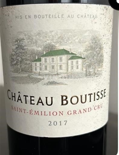 Bordeaux Saint-Émilion Grand Cru Boutisse 2017