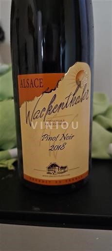 Alsazia Grand Cru Wackenthaler Pinot Noir 2018