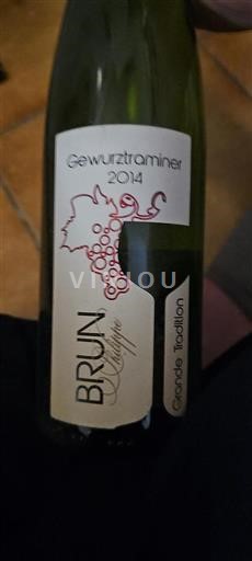 Elsass Gewürztraminer Grand Cru Philippe Brun Grande Tradition 2014