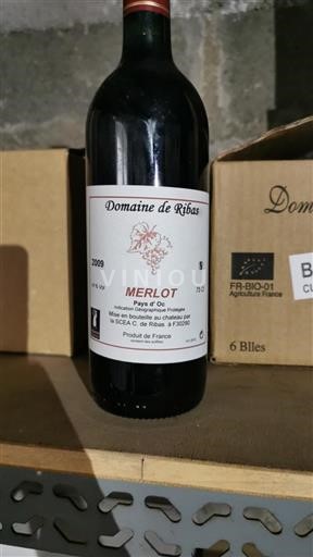 Languedoc in Roussillon Pays d'Oc Domaine Ribas 2009