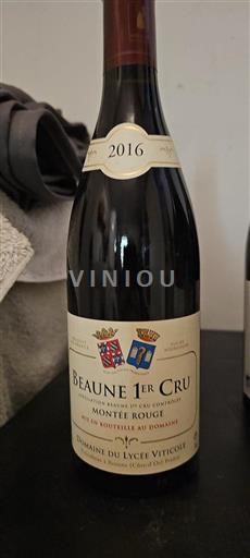 Bourgogne Premier Cru Domaine Lycée Viticole Montée Rouge 2016
