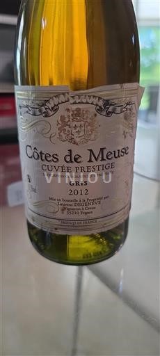 Regionen des Ostens Côte de Meuse Laurent Degenève Prestige 2012