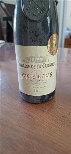 Vale do Ródano Vacqueyras Domaine La Curnière 2015