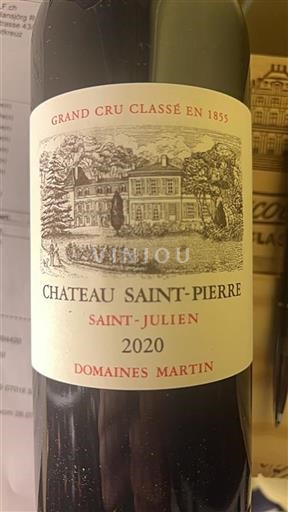 Bordeaux Saint-Julien Grand Cru Saint-Pierre 2020