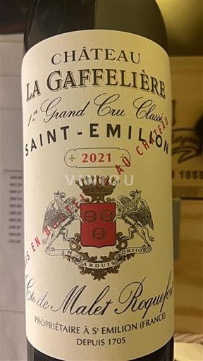 Bordeaux Saint-Émilion Grand Cru La Gaffelière 2021