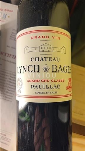Bordeaux Pauillac Grand Cru Classé Lynch-Bages 2019