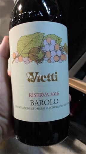 Piemont Barolo Vietti Riserva 2016