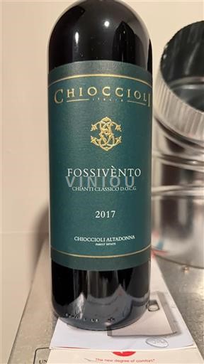 Toscana Chianti Classico Chioccioli Altadonna Fossivento 2017