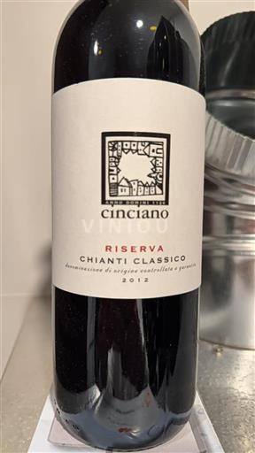 Toscana Chianti Classico Cinciano Riserva 2012