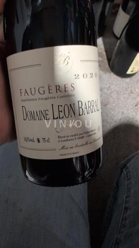 Languedoc Faugères Domaine Léon Barral Faugeres 2020