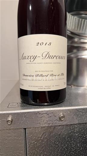 Bourgogne Auxey-duresses Domaine Billard Père et Fils 2013