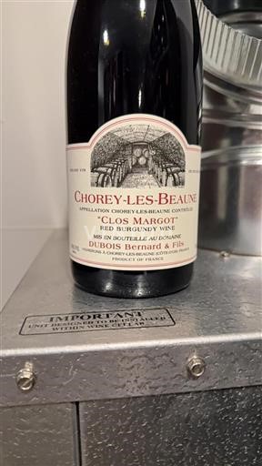 Burgundy Chorey-lès-Beaune Dubois Bernard & Fils Clos Margot 2018