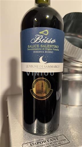 Apulia Wines Salice Salentino Le Vigne di Sammarco Bisso 2013