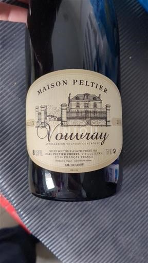 Vin Blanc sec Maison Peltier 2018 France Vallée de la Loire Vouvray