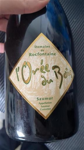 Valle del Loira Saumur Domaine Rocfontaine l'Orée du Bois 2020