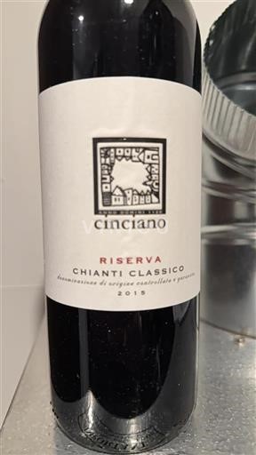 Toscana Chianti Classico Cinciano Riserva 2015