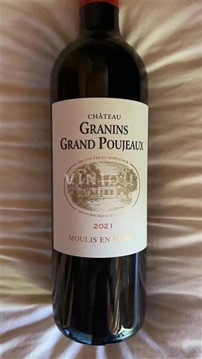 Bordeaux Moulis-en-Médoc Château Granins Grand Poujeaux 2021