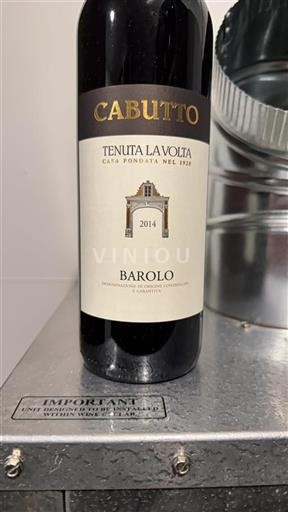 Vin Rouge sec Tenuta La Volta 2014 Italie Piémont Barolo