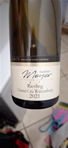 Alsace Ikke specificeret Grand Cru Hubert Meyer Riesling Grand Cru Winzenberg 2021