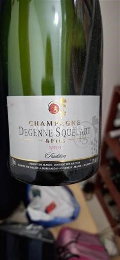 Champagne Šampanské Degenne Squélaert & Fils Tradition 2023
