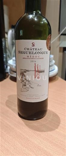 Bordeaux Médoc Château Seguelongue 2016